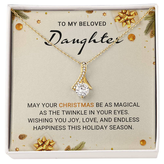 Elegant Christmas Necklace for Your Precious Daughter – A Cherished Gift A1013