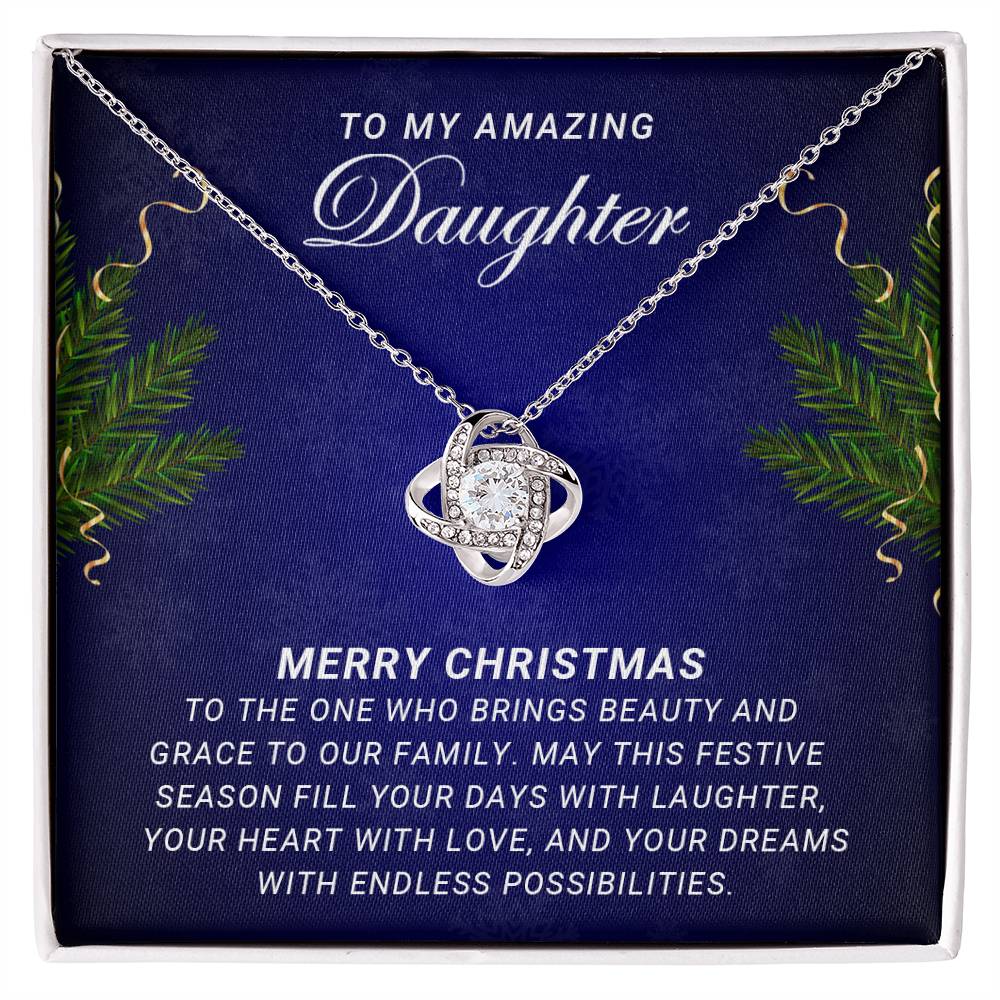 Beautiful Christmas Necklace Gift for My Amazing Daughter A1020