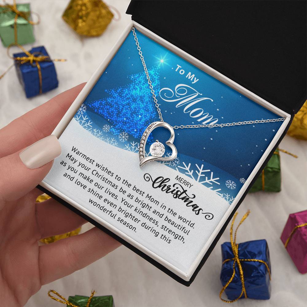 Christmas Gift for Mom Elegant Necklace with Heartfelt Message Card Personalized Jewelry for Mom Meaningful Gift to Show Your Love & Appreciation Thoughtful Present for Mother from Son/Daughter A1003