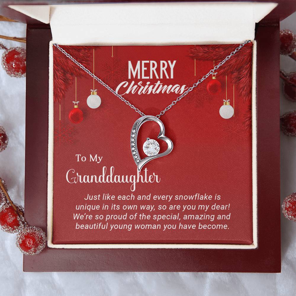 Celebrate Christmas with My Granddaughter – A Unique Necklace Gift of Love A1037