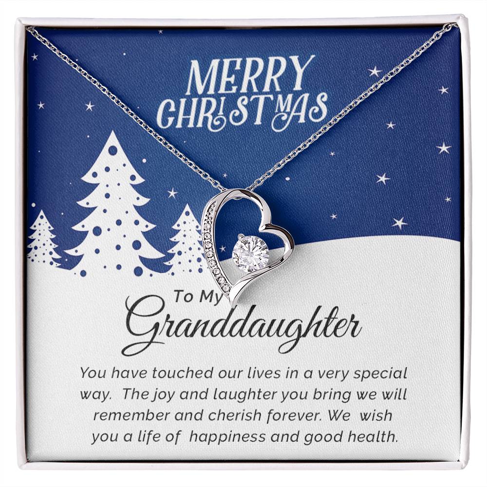 Personalized Christmas Necklace for Granddaughter – Celebrate with Love A1040