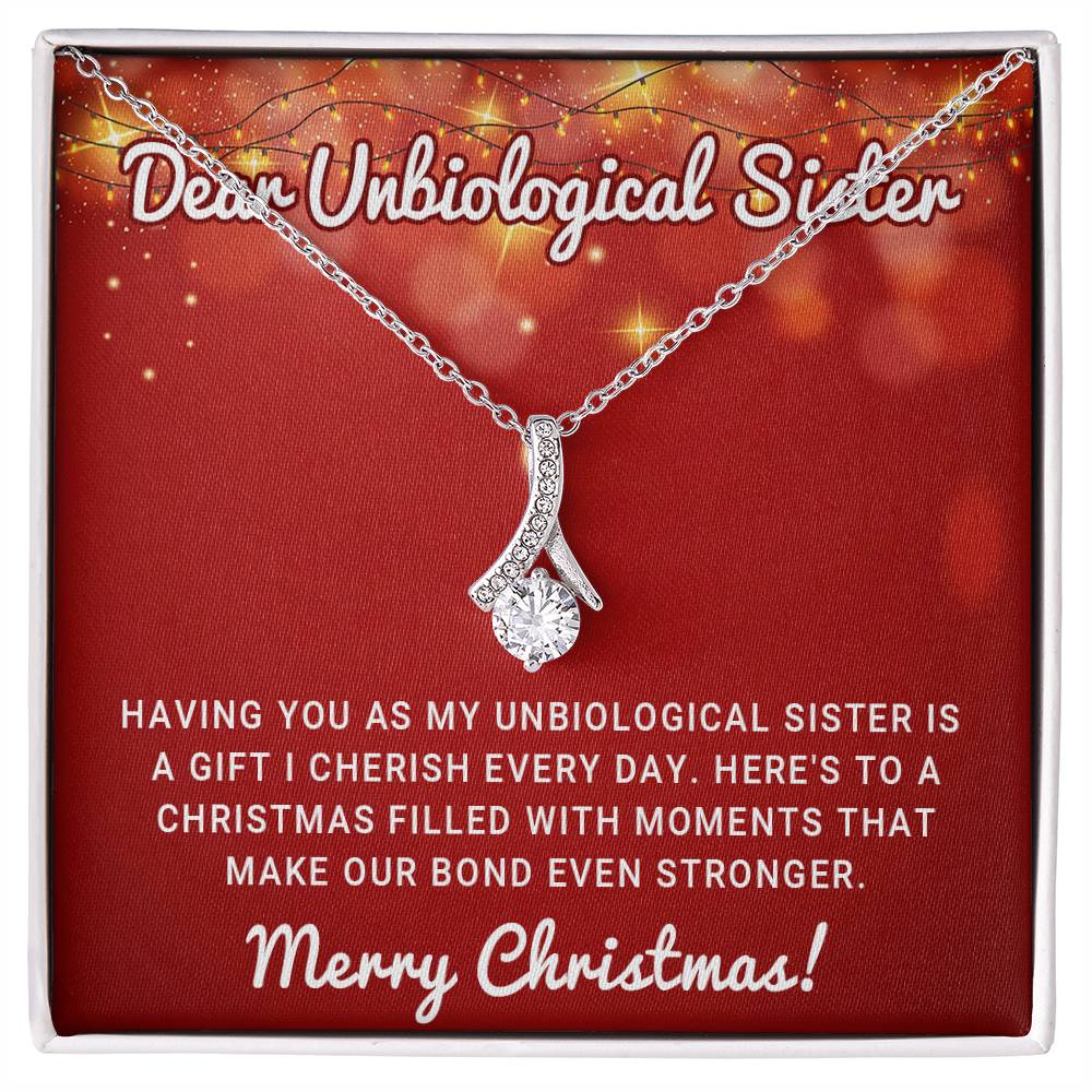 A Christmas Wish for My Unbiological Sister – A Necklace of Love & Joy A1063