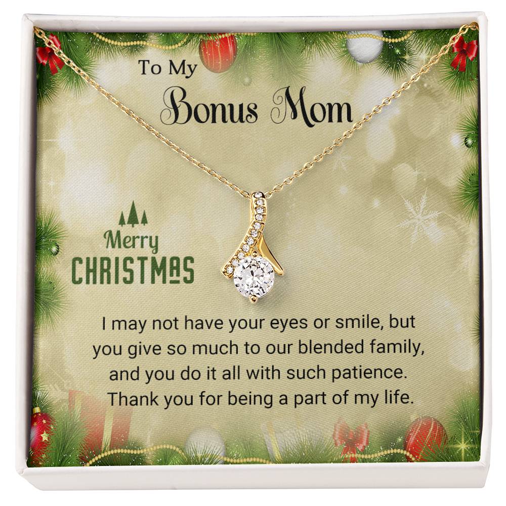 Celebrate Your Bonus Mom This Christmas with a Beautiful Necklace A1008