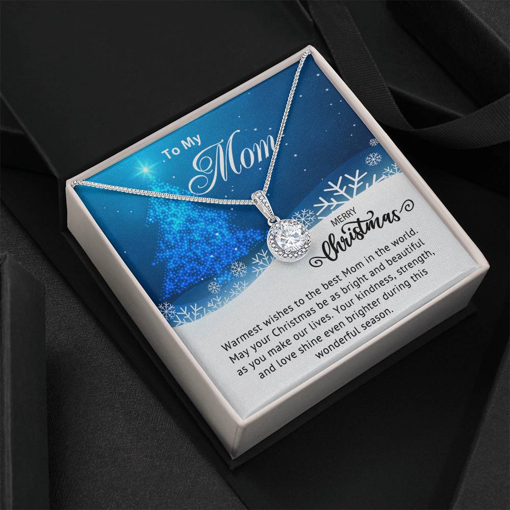 Christmas Gift for Mom Elegant Necklace with Heartfelt Message Card Personalized Jewelry for Mom Meaningful Gift to Show Your Love & Appreciation Thoughtful Present for Mother from Son/Daughter A1003