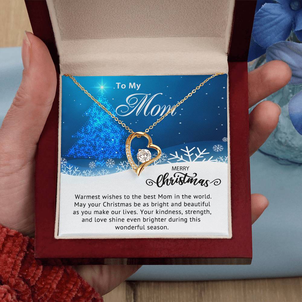 Christmas Gift for Mom Elegant Necklace with Heartfelt Message Card Personalized Jewelry for Mom Meaningful Gift to Show Your Love & Appreciation Thoughtful Present for Mother from Son/Daughter A1003