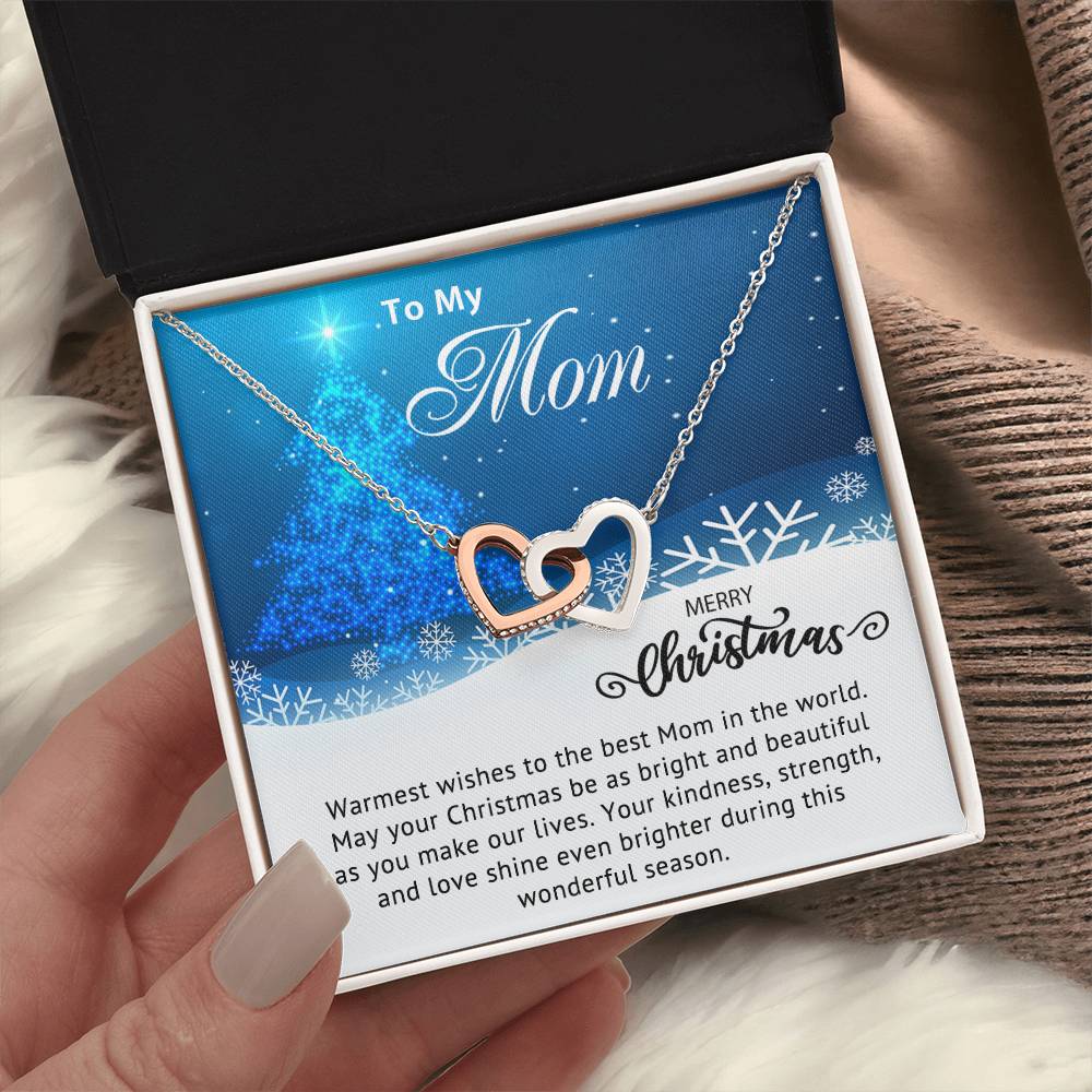 Christmas Gift for Mom Elegant Necklace with Heartfelt Message Card Personalized Jewelry for Mom Meaningful Gift to Show Your Love & Appreciation Thoughtful Present for Mother from Son/Daughter A1003