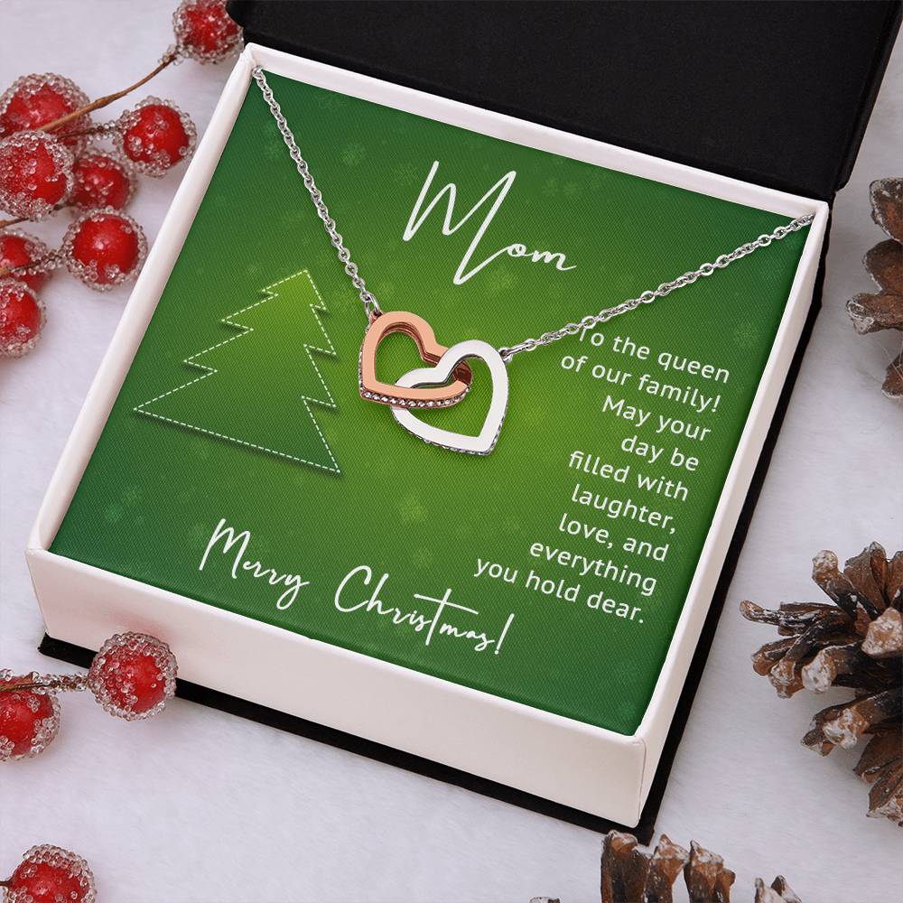 Merry Christmas to the Queen of Our Family – A Heartfelt Necklace Gift for Mom A1005