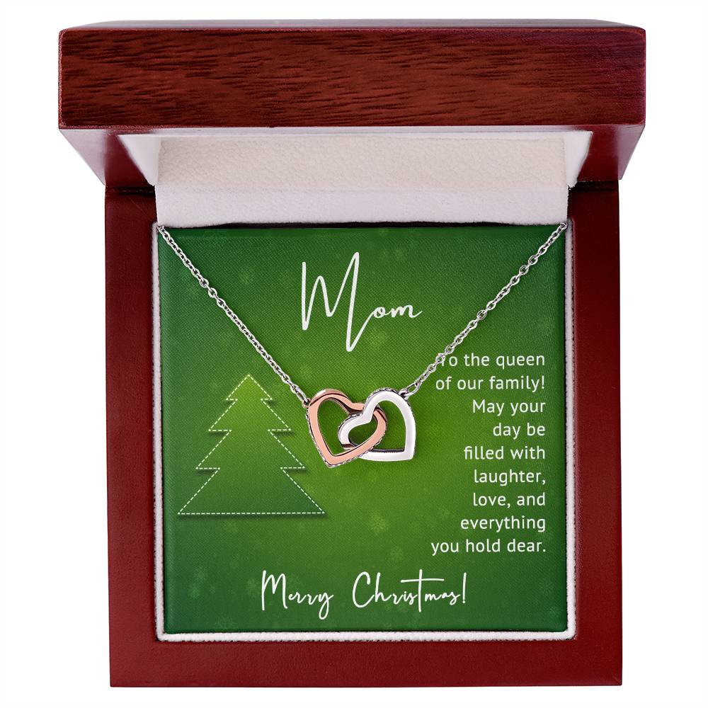 Merry Christmas to the Queen of Our Family – A Heartfelt Necklace Gift for Mom A1005