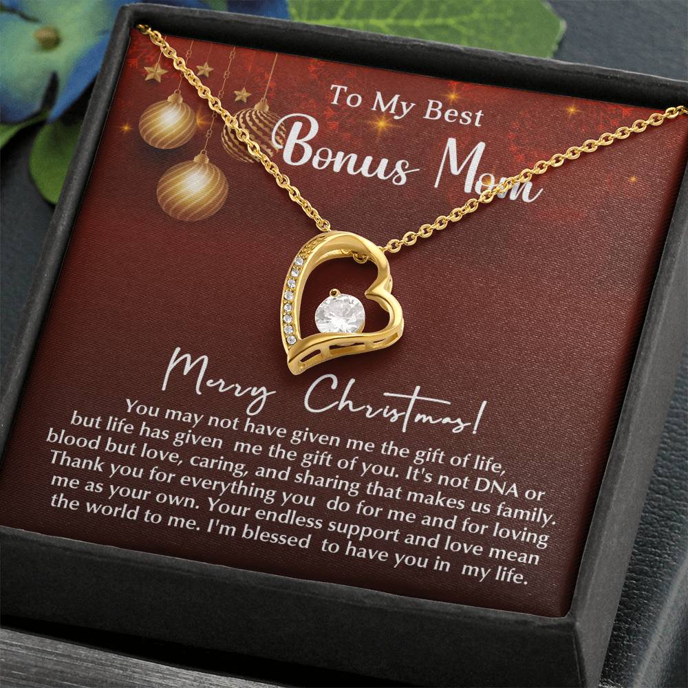 Merry Christmas to My Wonderful Bonus Mom – A Stunning Necklace to Celebrate Your Love A1007