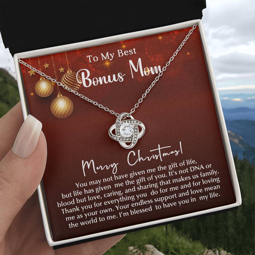 Merry Christmas to My Wonderful Bonus Mom – A Stunning Necklace to Celebrate Your Love A1007