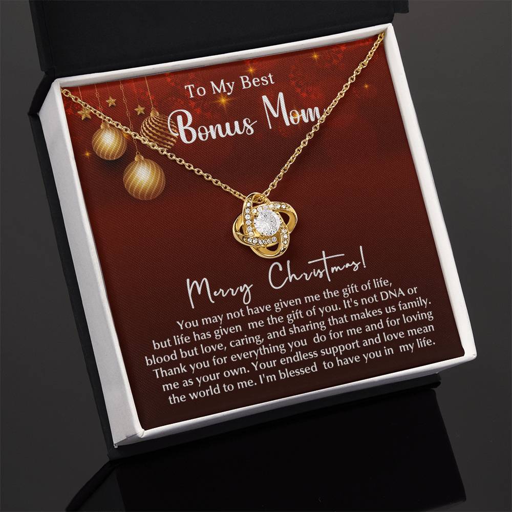 Merry Christmas to My Wonderful Bonus Mom – A Stunning Necklace to Celebrate Your Love A1007