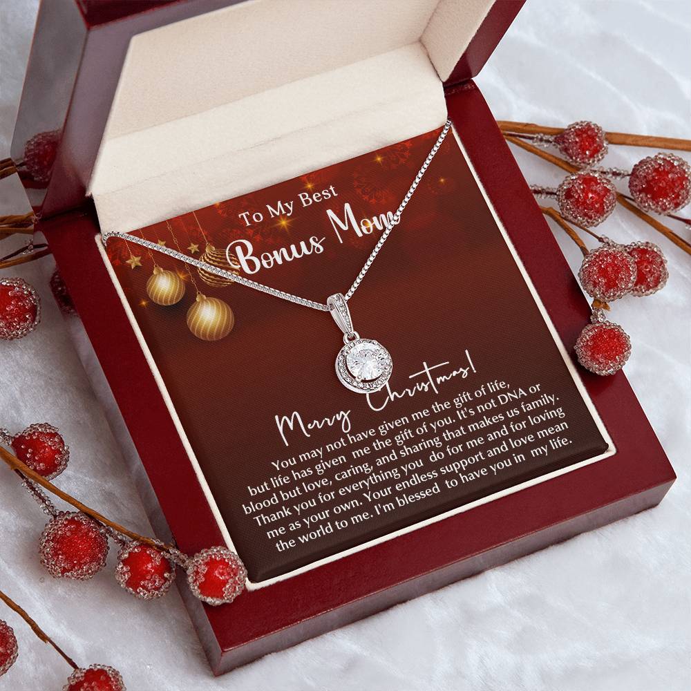 Merry Christmas to My Wonderful Bonus Mom – A Stunning Necklace to Celebrate Your Love A1007