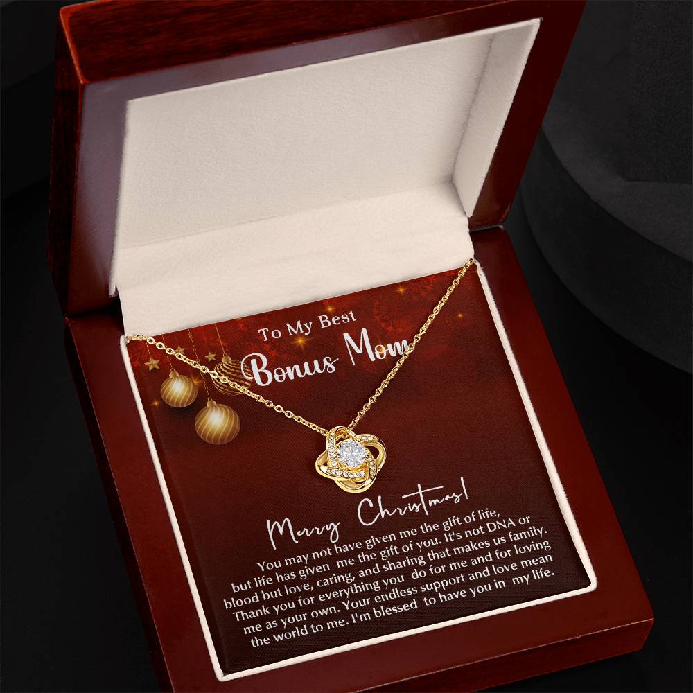 Merry Christmas to My Wonderful Bonus Mom – A Stunning Necklace to Celebrate Your Love A1007