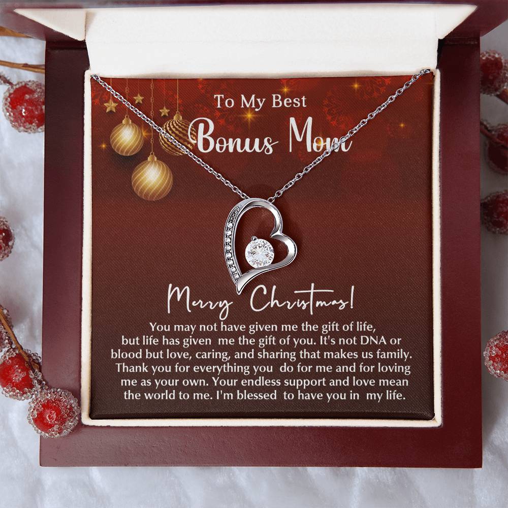 Merry Christmas to My Wonderful Bonus Mom – A Stunning Necklace to Celebrate Your Love A1007