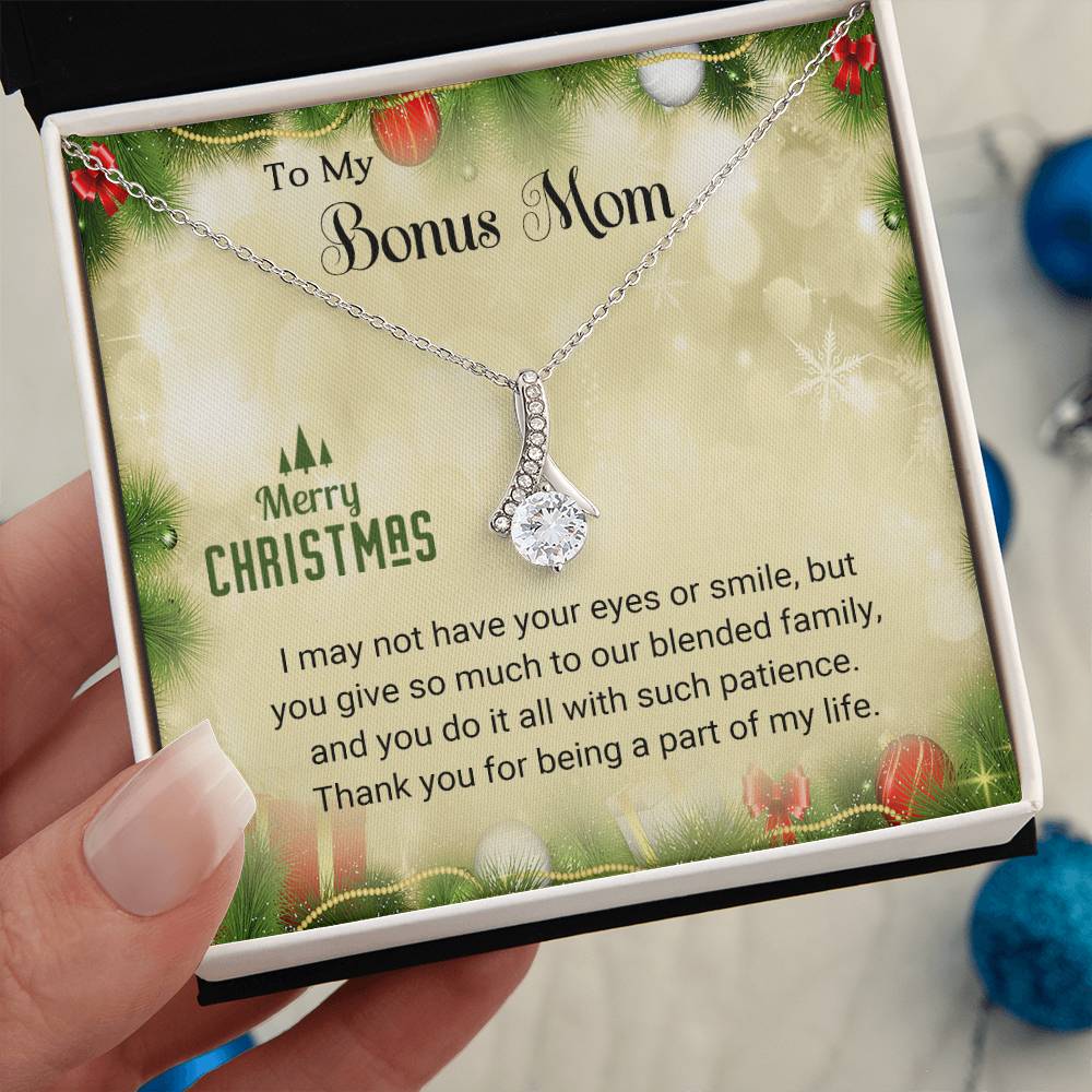 Celebrate Your Bonus Mom This Christmas with a Beautiful Necklace A1008