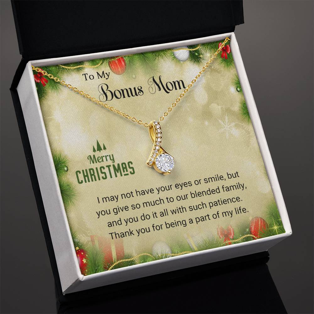 Celebrate Your Bonus Mom This Christmas with a Beautiful Necklace A1008