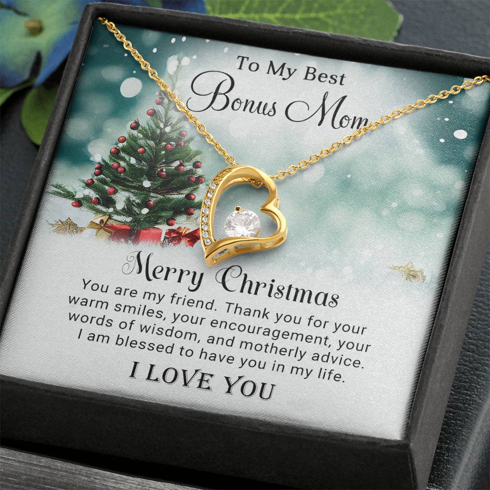 Celebrate Christmas with a Beautiful Necklace for My Best Bonus Mom A1010