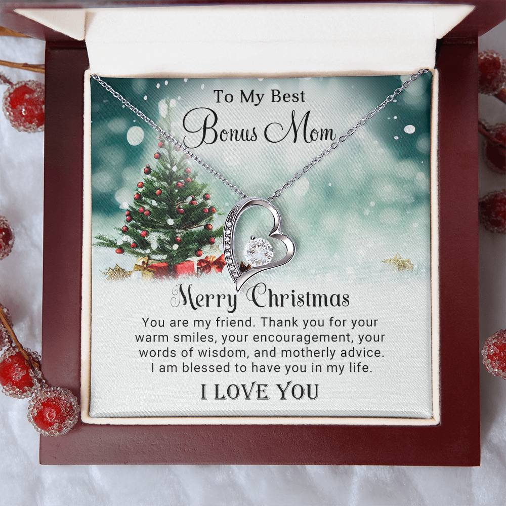 Celebrate Christmas with a Beautiful Necklace for My Best Bonus Mom A1010