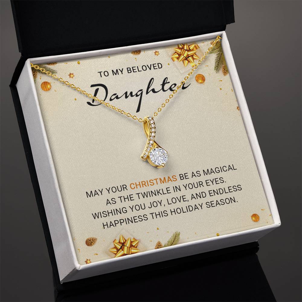 Elegant Christmas Necklace for Your Precious Daughter – A Cherished Gift A1013