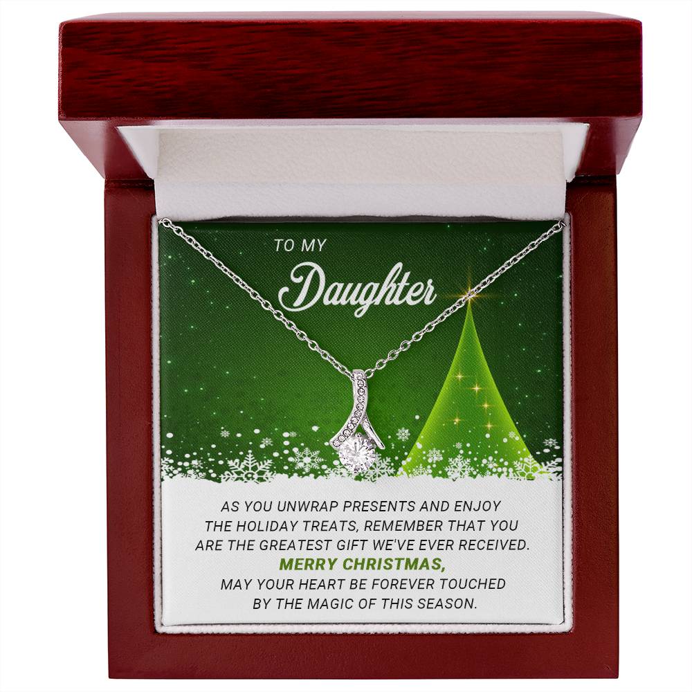 Radiant Reminders: A Christmas Necklace for My Sweet Daughter A1019