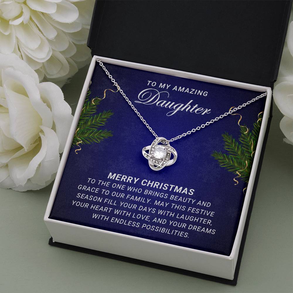 Beautiful Christmas Necklace Gift for My Amazing Daughter A1020