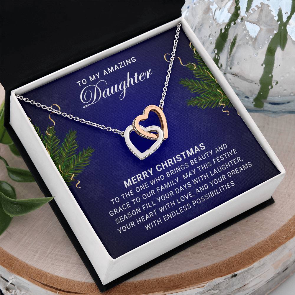 Beautiful Christmas Necklace Gift for My Amazing Daughter A1020