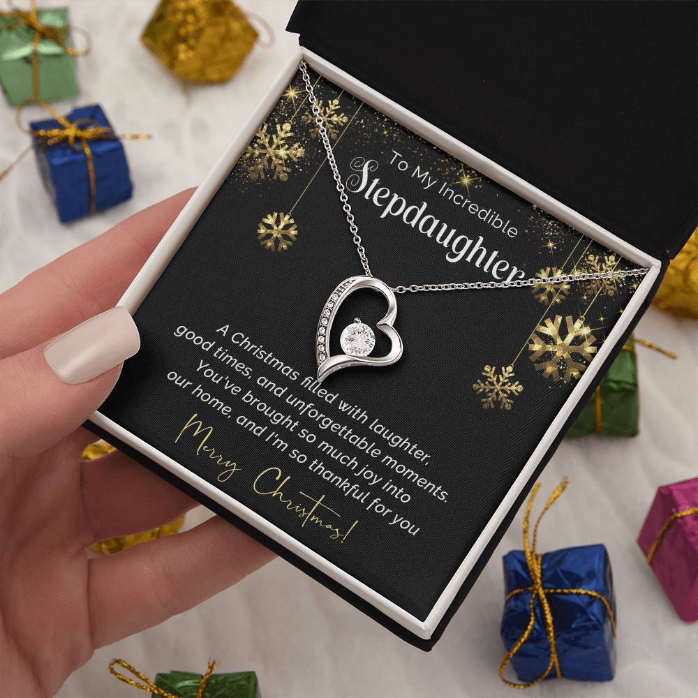 To My Incredible Stepdaughter - Special Christmas Gift Necklace A1022