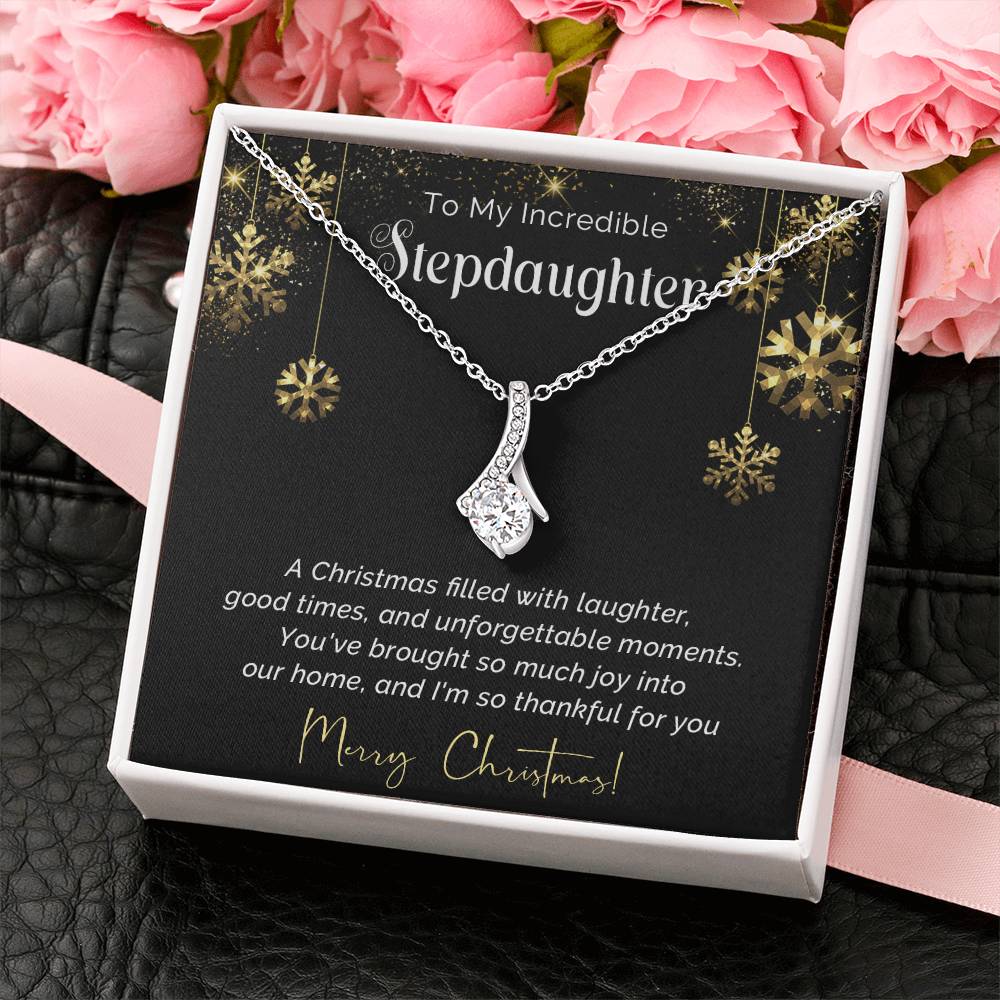 To My Incredible Stepdaughter - Special Christmas Gift Necklace A1022