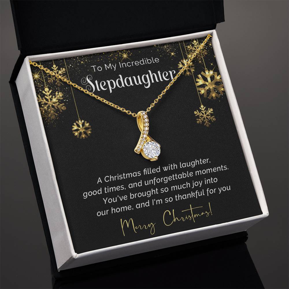 To My Incredible Stepdaughter - Special Christmas Gift Necklace A1022