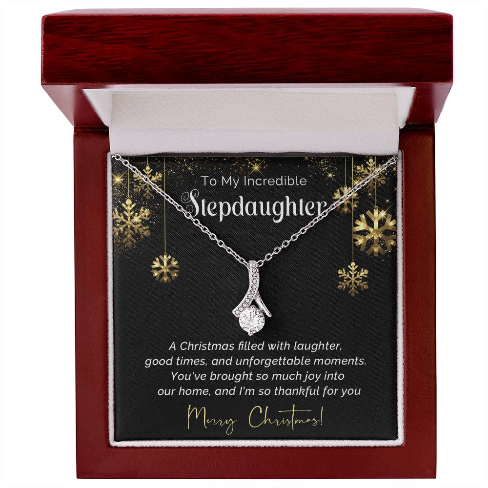 To My Incredible Stepdaughter - Special Christmas Gift Necklace A1022