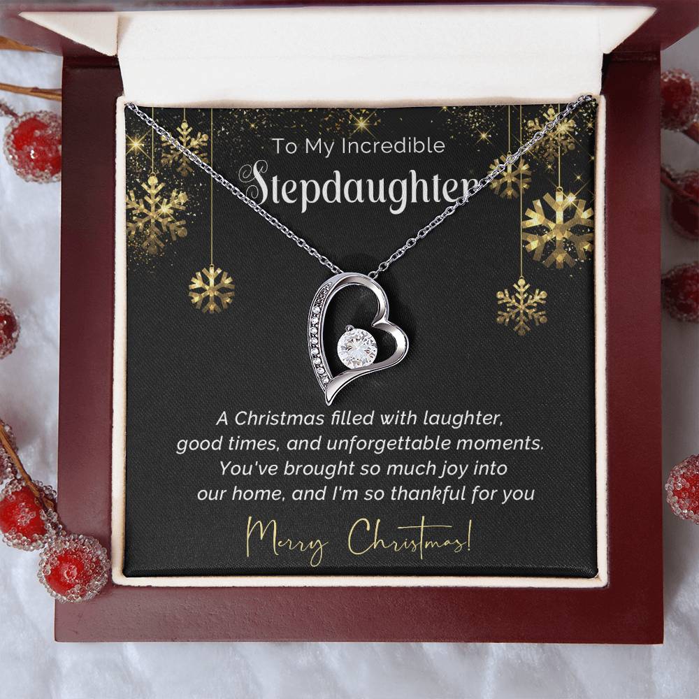 To My Incredible Stepdaughter - Special Christmas Gift Necklace A1022