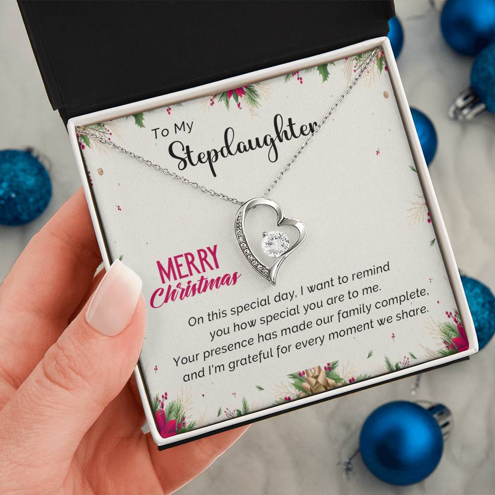 Stepdaughter's Merry Christmas Jewelry Gift A1027