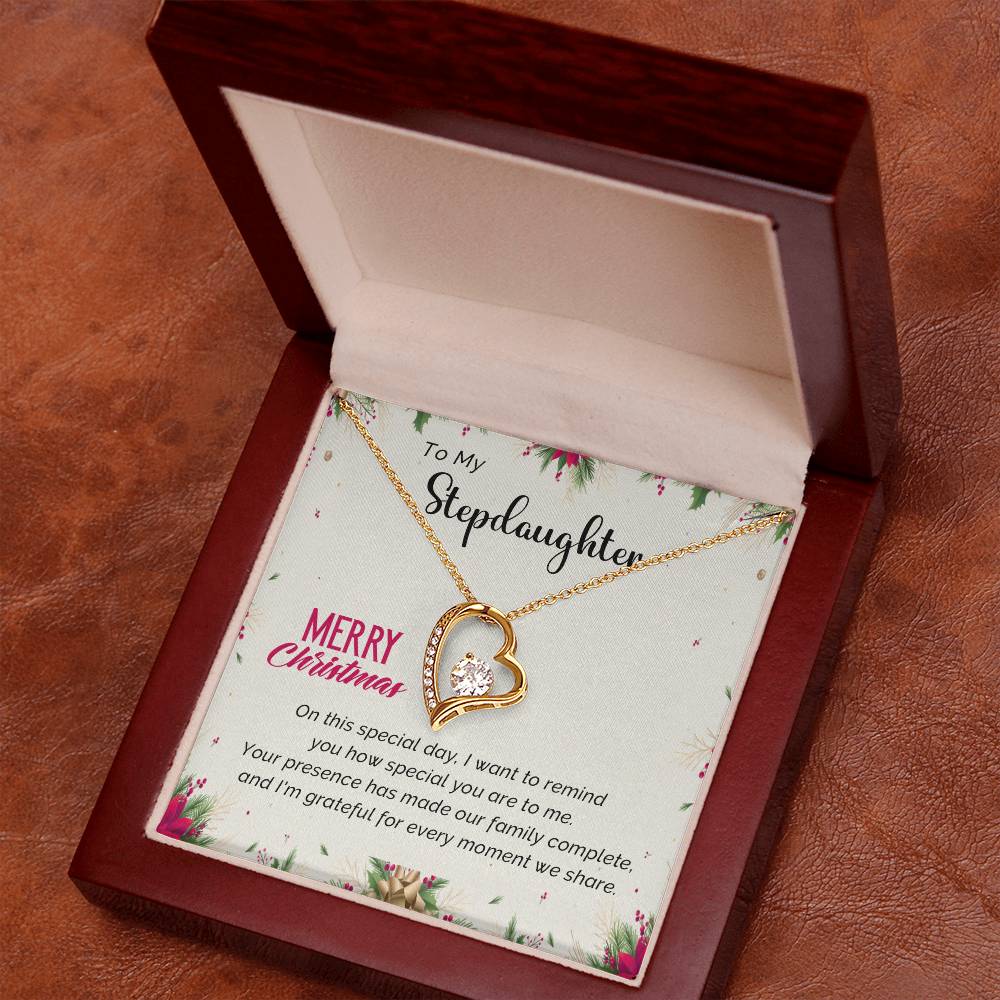 Stepdaughter's Merry Christmas Jewelry Gift A1027