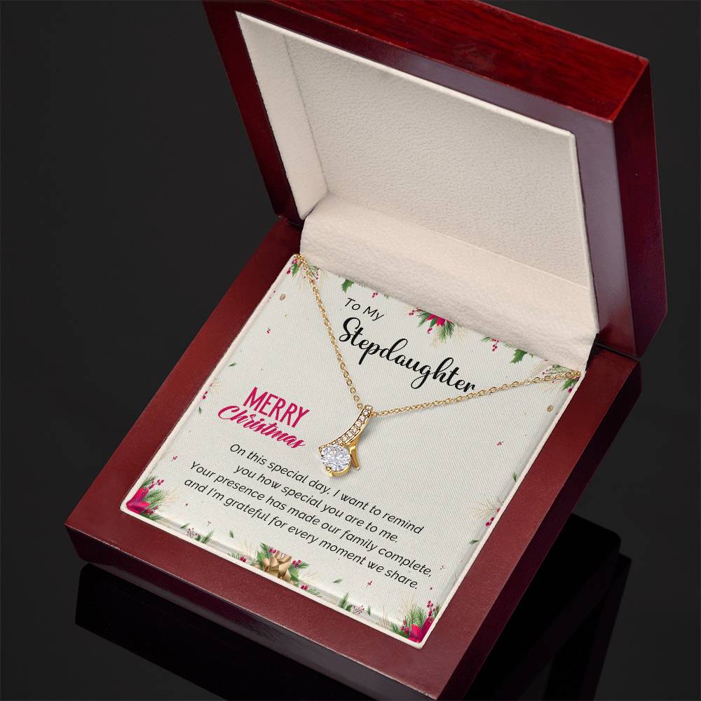 Stepdaughter's Merry Christmas Jewelry Gift A1027