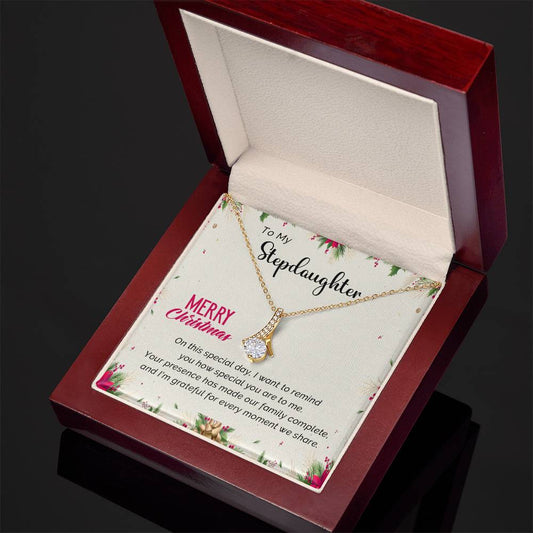 Stepdaughter's Merry Christmas Jewelry Gift A1027