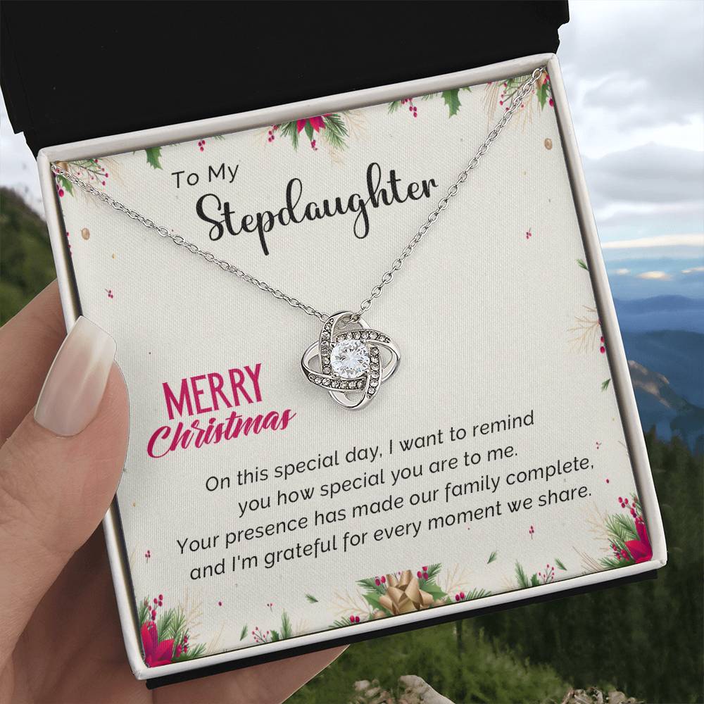 Stepdaughter's Merry Christmas Jewelry Gift A1027