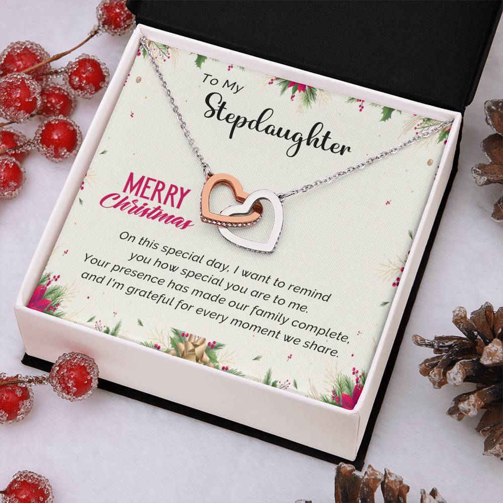 Stepdaughter's Merry Christmas Jewelry Gift A1027