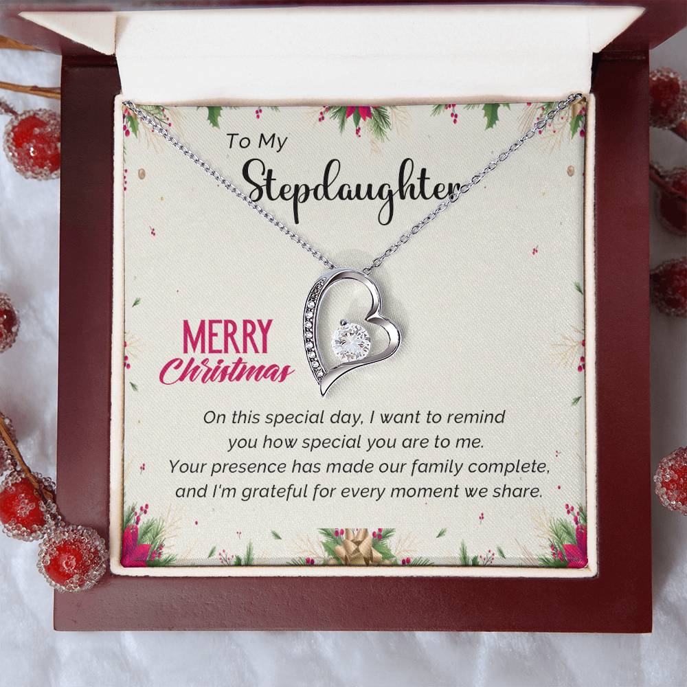 Stepdaughter's Merry Christmas Jewelry Gift A1027