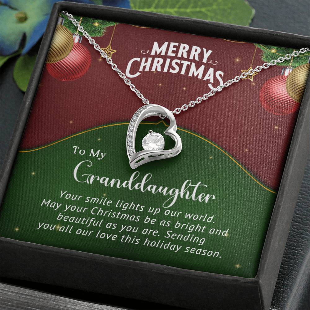 Special Christmas Necklace Gift for Granddaughter - Celebrate Her with Love A1031