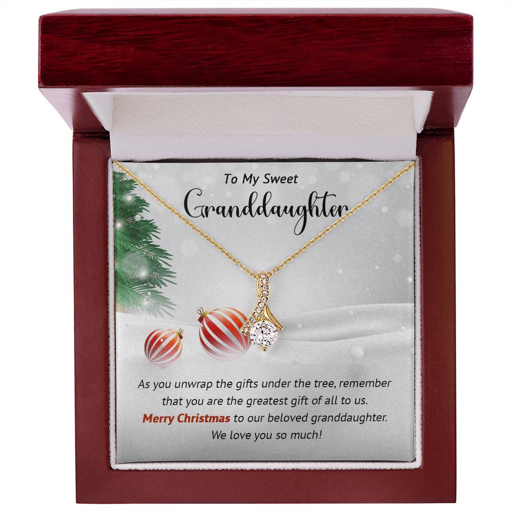 This Christmas, Surprise Your Sweet Granddaughter with a Beautiful Necklace Gift A1034