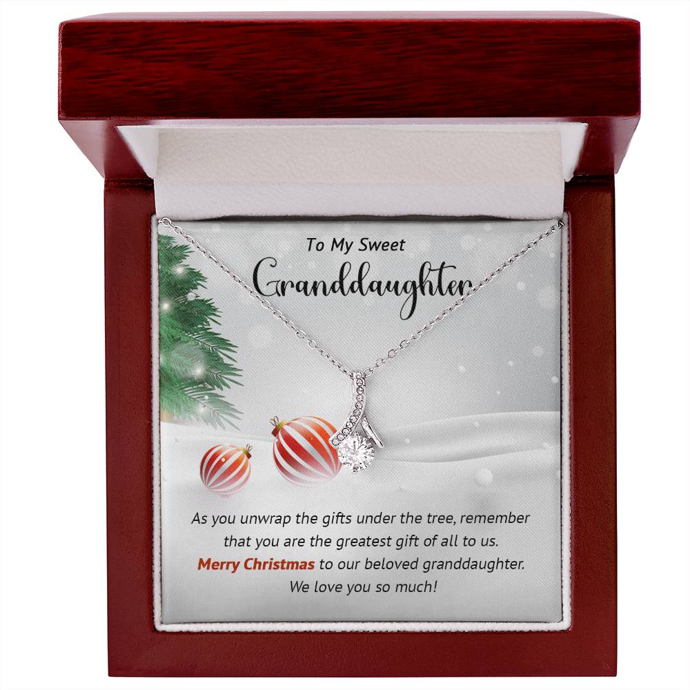 This Christmas, Surprise Your Sweet Granddaughter with a Beautiful Necklace Gift A1034