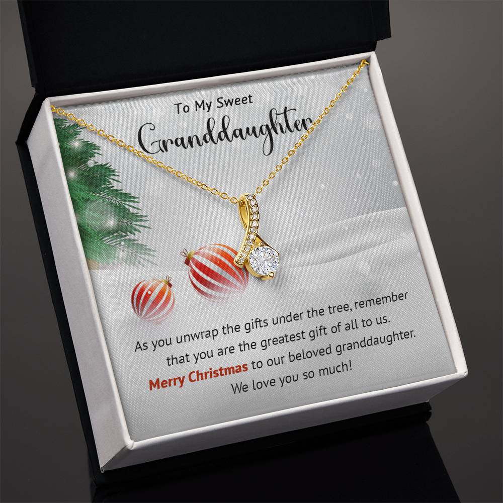 This Christmas, Surprise Your Sweet Granddaughter with a Beautiful Necklace Gift A1034