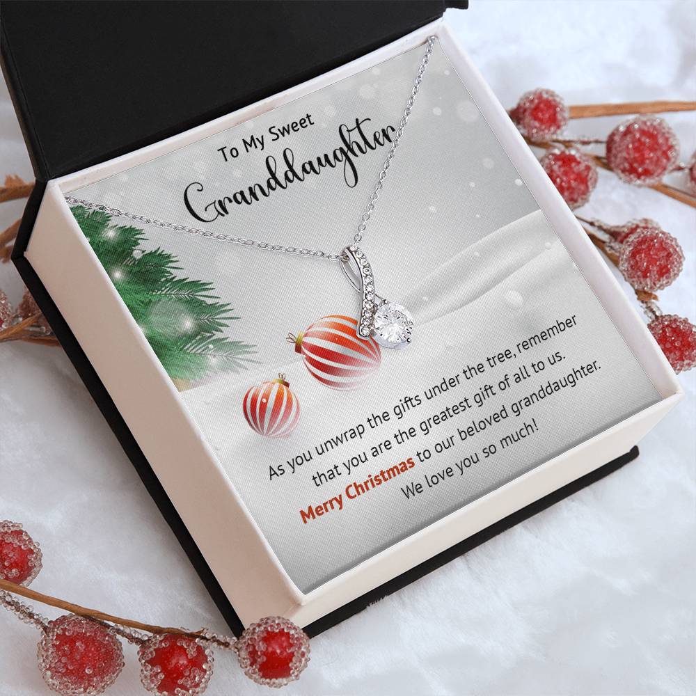 This Christmas, Surprise Your Sweet Granddaughter with a Beautiful Necklace Gift A1034