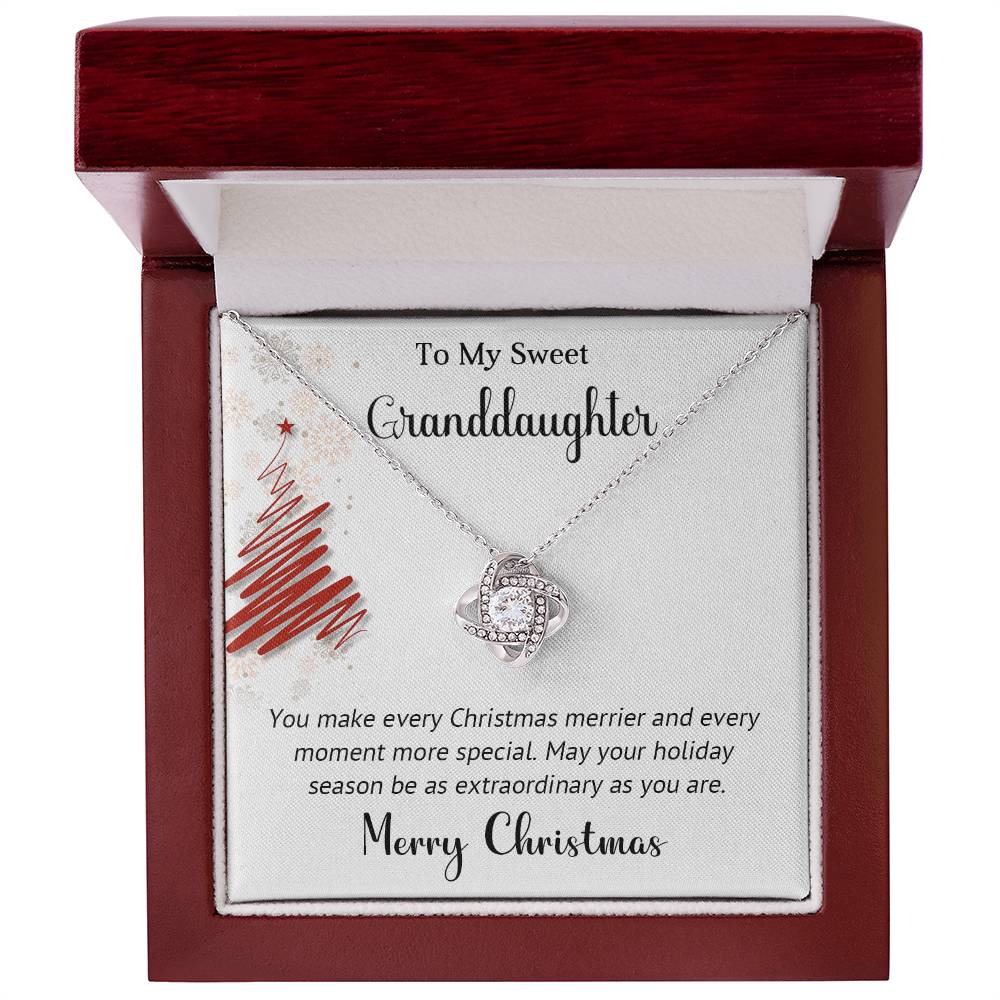 Gift for My Sweet Granddaughter – Elegant Necklace to Show How Much You Care A1036