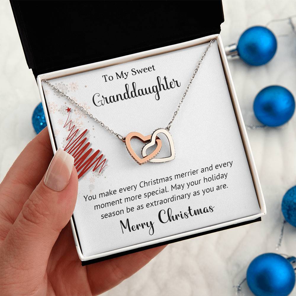 Gift for My Sweet Granddaughter – Elegant Necklace to Show How Much You Care A1036