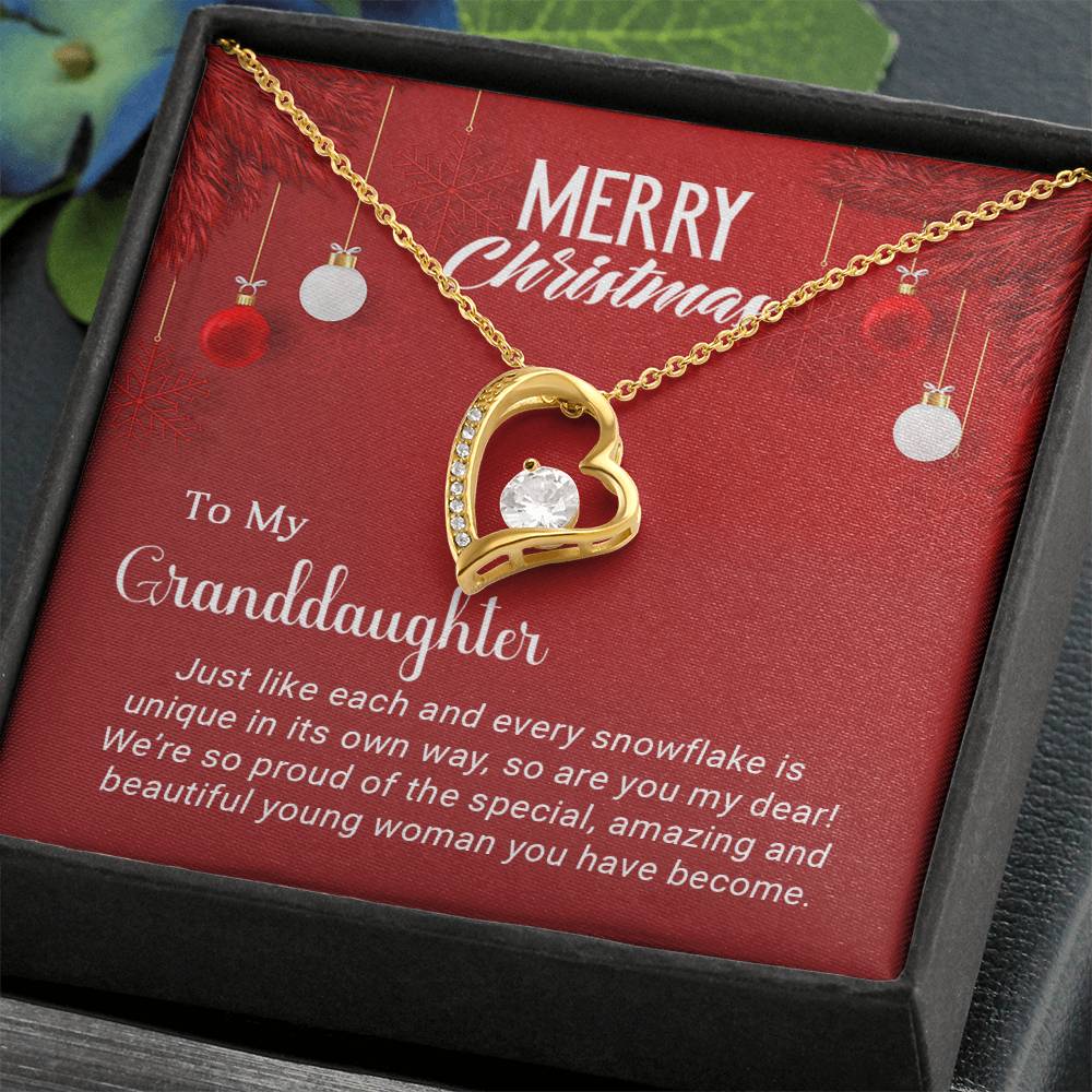 Celebrate Christmas with My Granddaughter – A Unique Necklace Gift of Love A1037