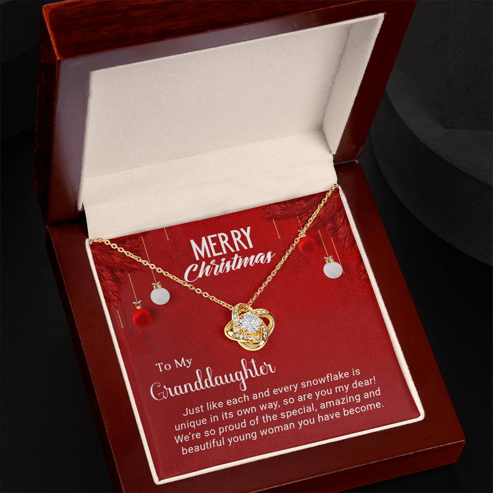 Celebrate Christmas with My Granddaughter – A Unique Necklace Gift of Love A1037