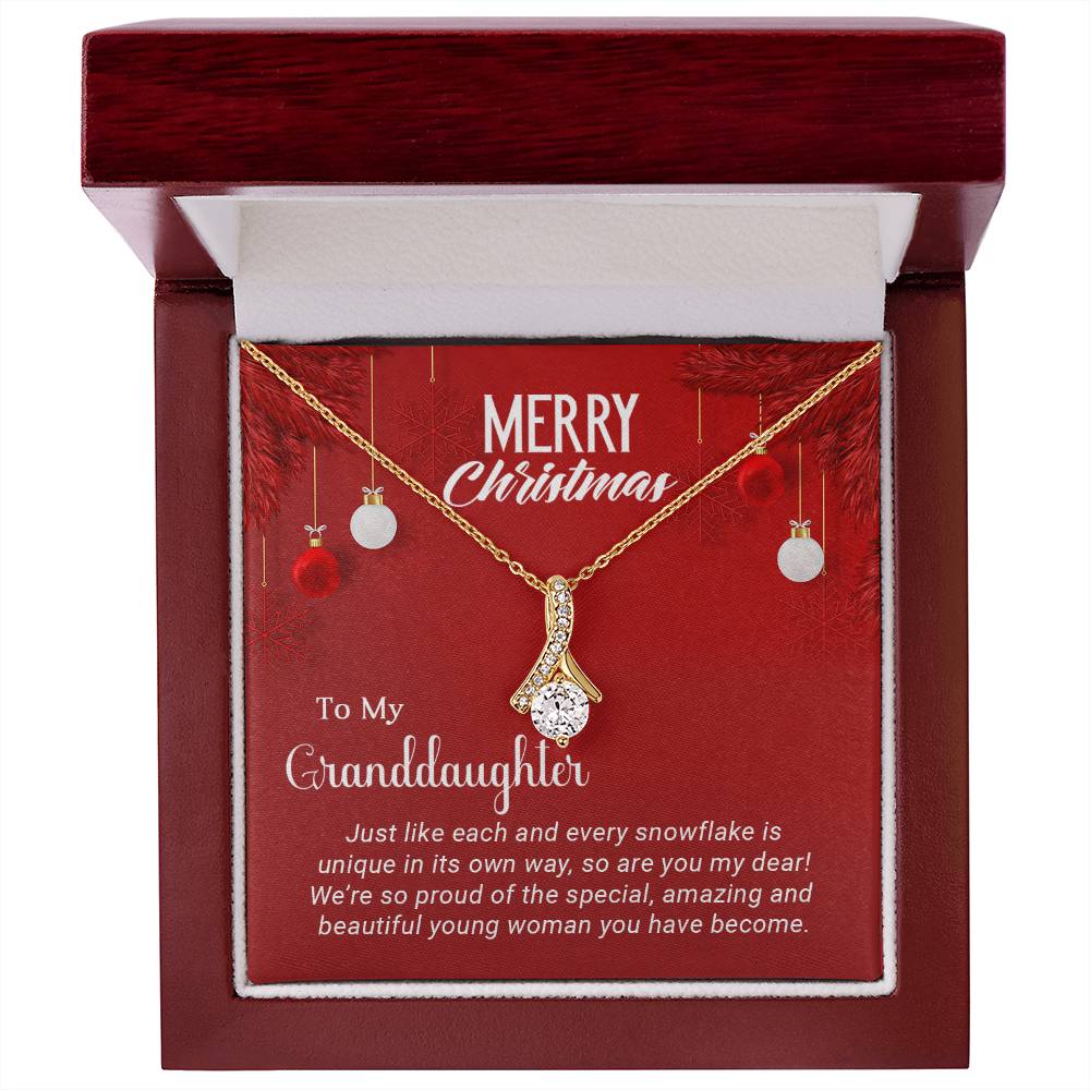 Celebrate Christmas with My Granddaughter – A Unique Necklace Gift of Love A1037