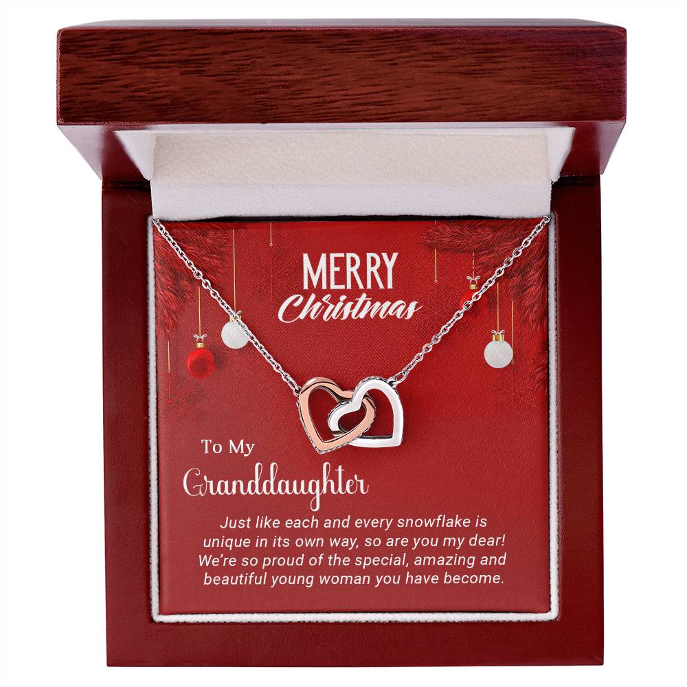 Celebrate Christmas with My Granddaughter – A Unique Necklace Gift of Love A1037