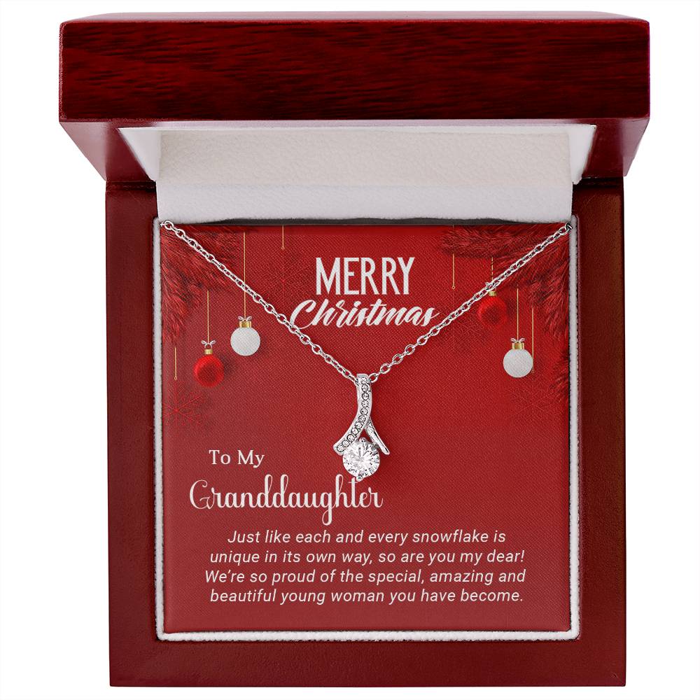 Celebrate Christmas with My Granddaughter – A Unique Necklace Gift of Love A1037